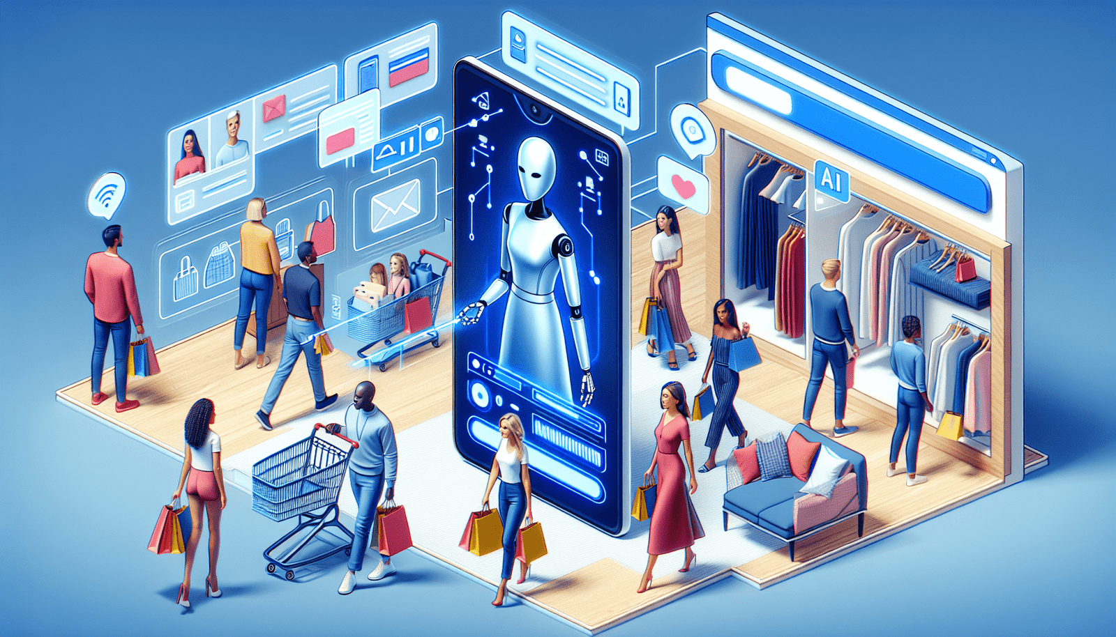 How Can E-commerce Businesses Create A Seamless Omnichannel Shopping Experience With AI?